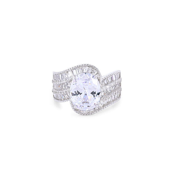 Majestic Brilliance Silver Ring
