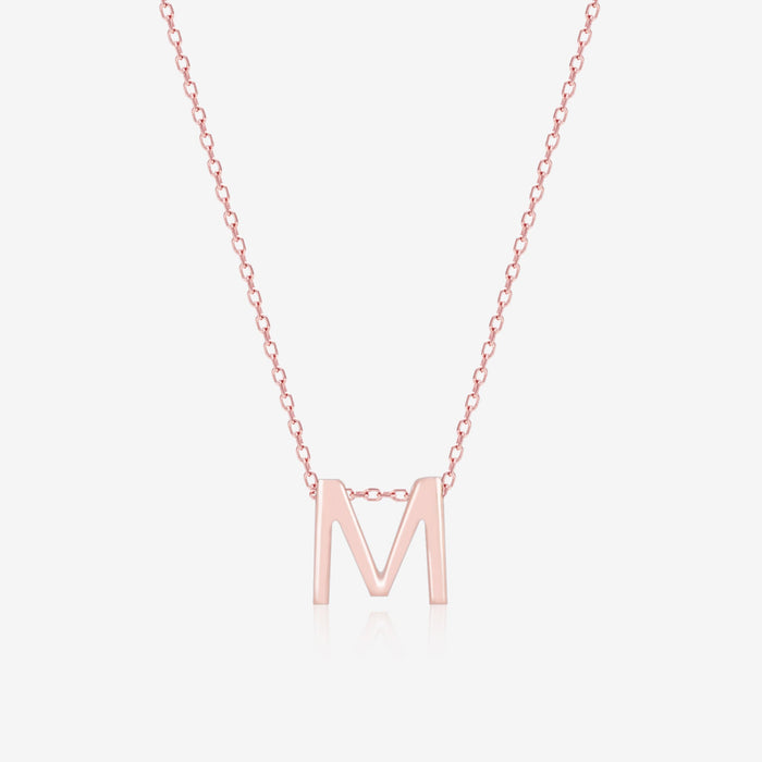 Majestic M Initial Necklace
