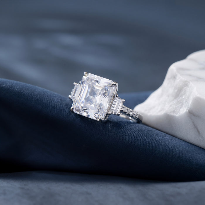 Majestic Three Stone Ring