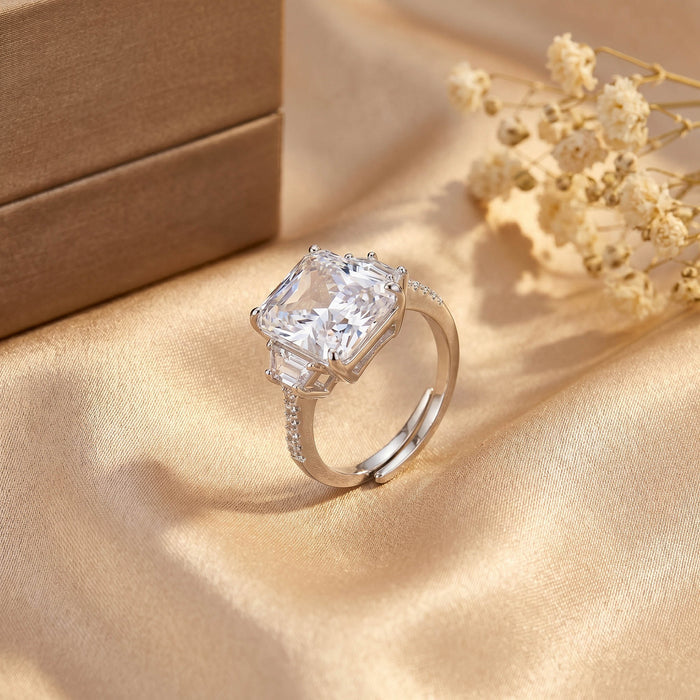 Majestic Three Stone Ring