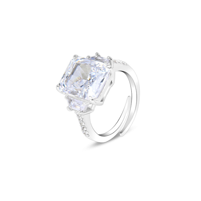 Majestic Three Stone Ring