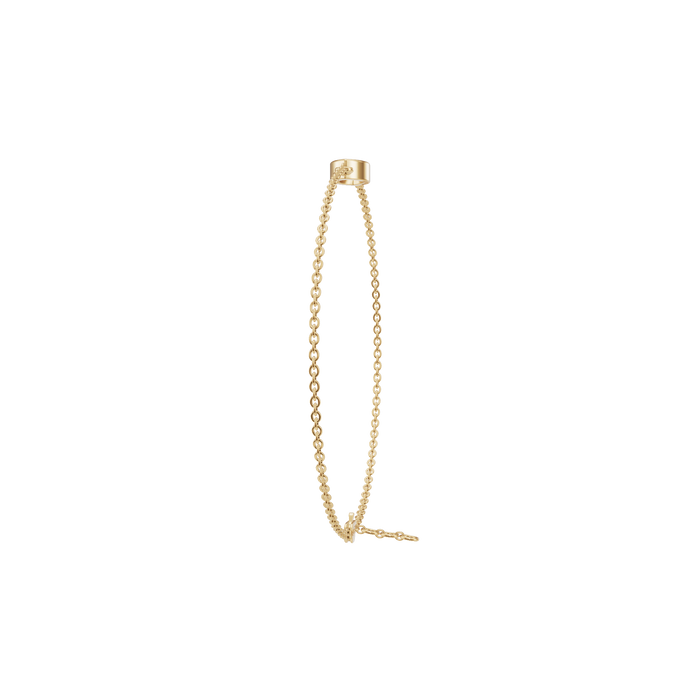 Marquise Cut Lab Grown Diamond Bezel Set Minimal Chain Bracelet