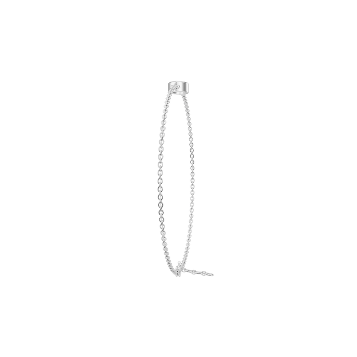 Marquise Cut Lab Grown Diamond Bezel Set Minimal Chain Bracelet