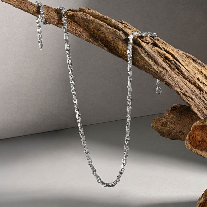 Matrix Link Silver Chain