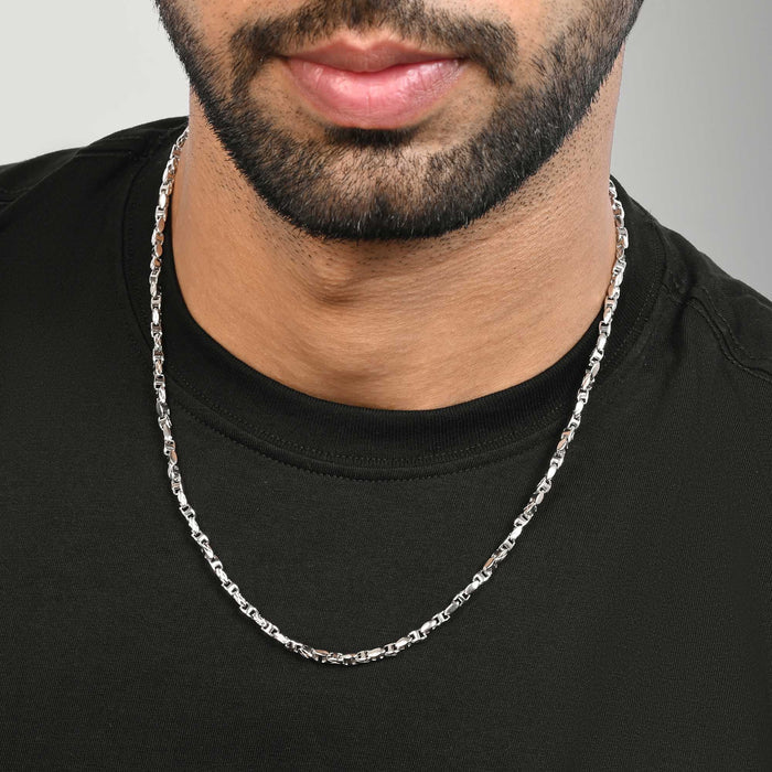 Matrix Link Silver Chain