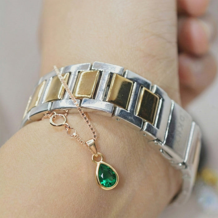 May Birthstone Charm