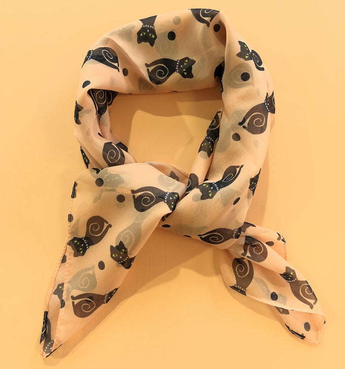Meow at Midnight Scarf by Erstwilder