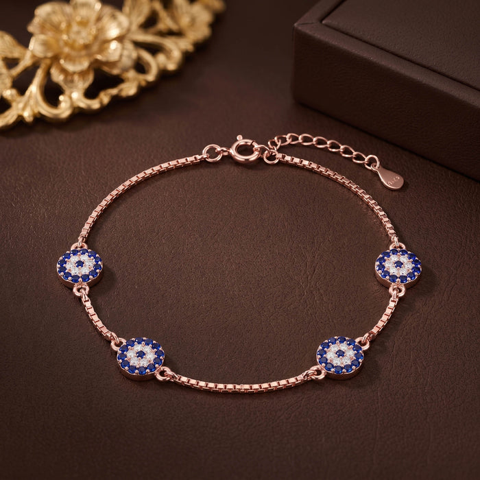 Midnight Aura Silver Bracelet