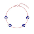 Midnight Aura Silver Bracelet