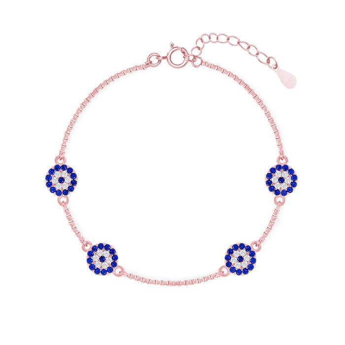 Midnight Aura Silver Bracelet
