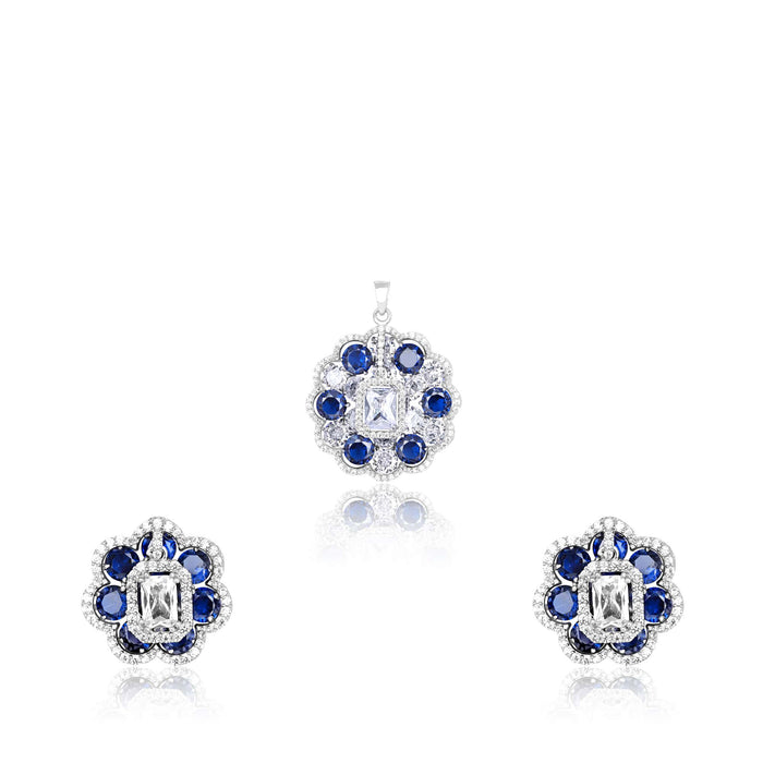 Midnight Blossom Pendant Set