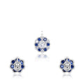 Midnight Blossom Pendant Set