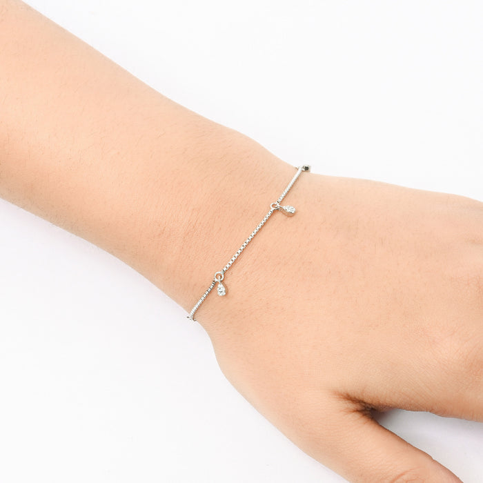 Mini Drop Silver Bracelet