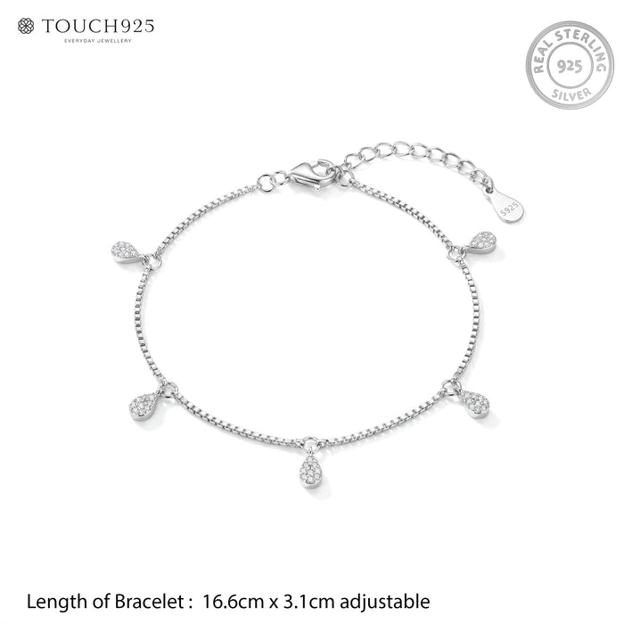 Mini Drop Silver Bracelet