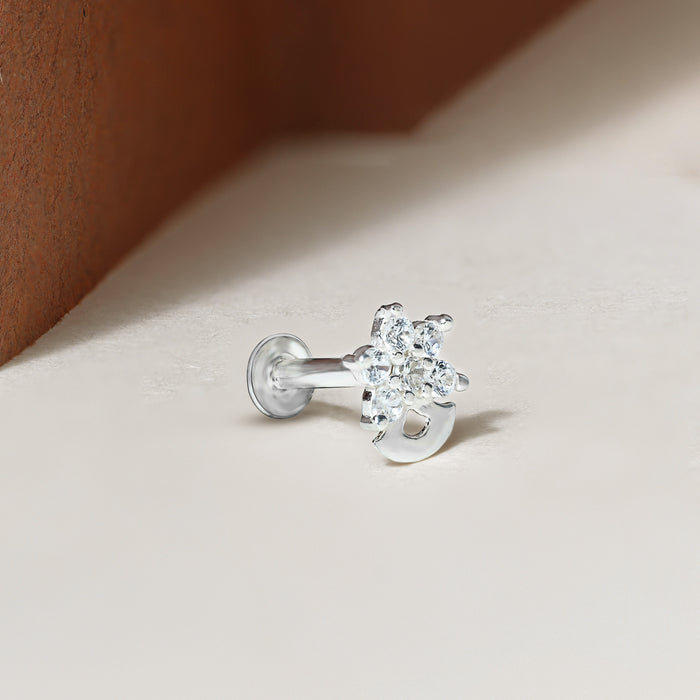 Mini Star Spark Silver Nose Pin