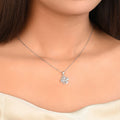 Minimal Clover Charm Necklace
