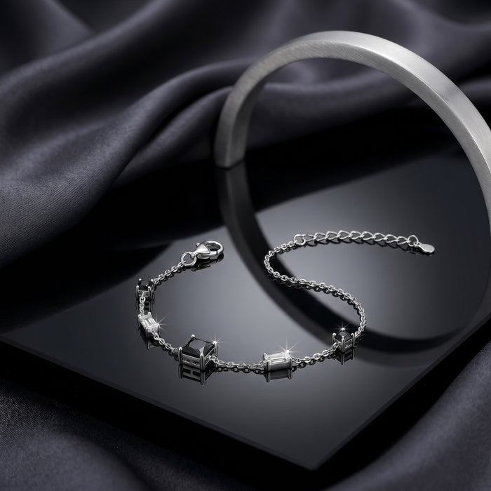 Minimal Square Station Bracelet