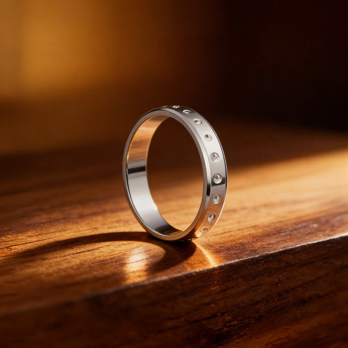 Modern Rivet Ring