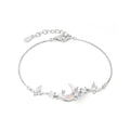 Moon Charm Silver Bracelet