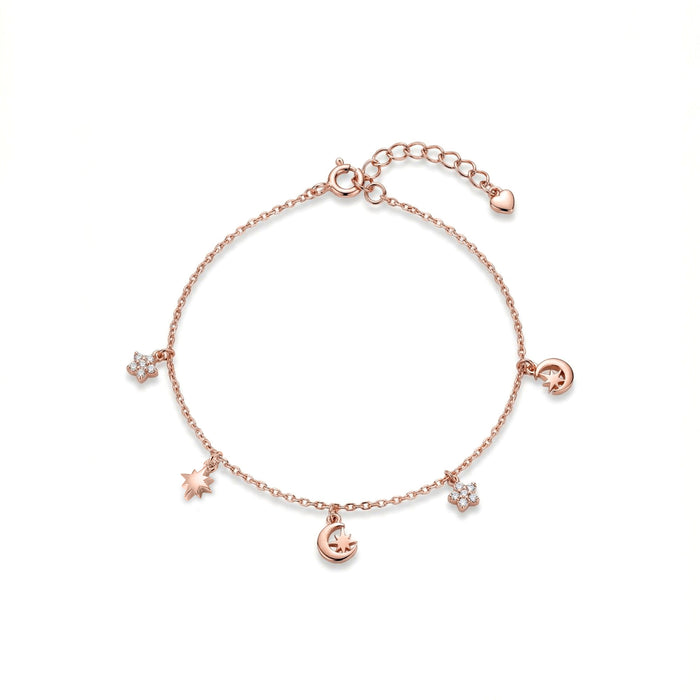 Moon & Star Charm Bracelet
