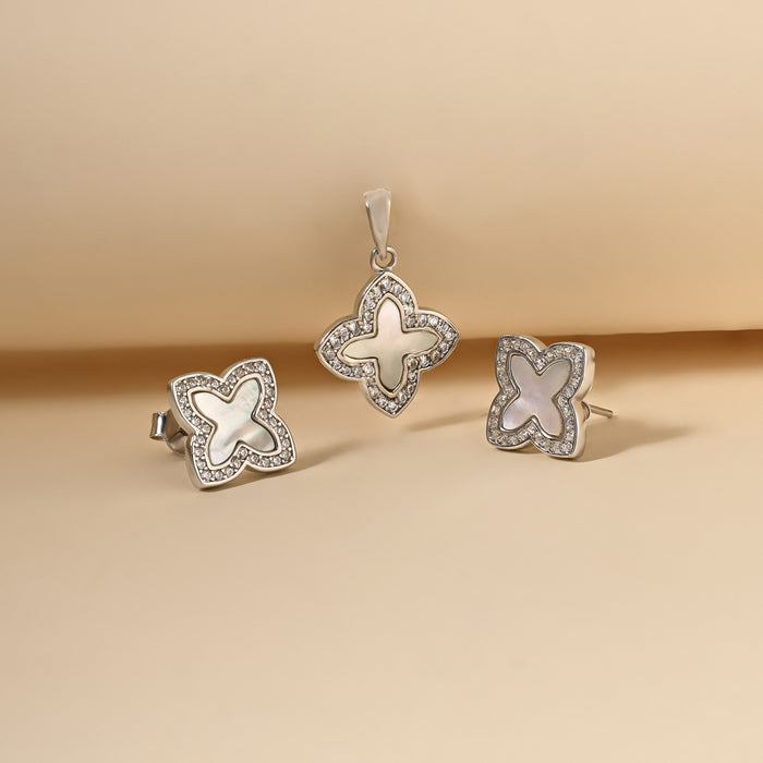 Moonlit Blossom Pendant Set
