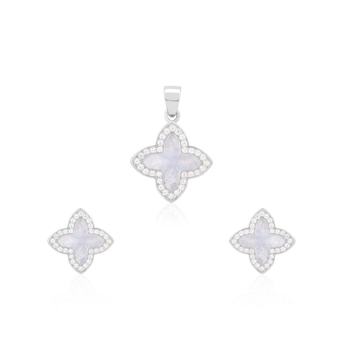 Moonlit Blossom Pendant Set