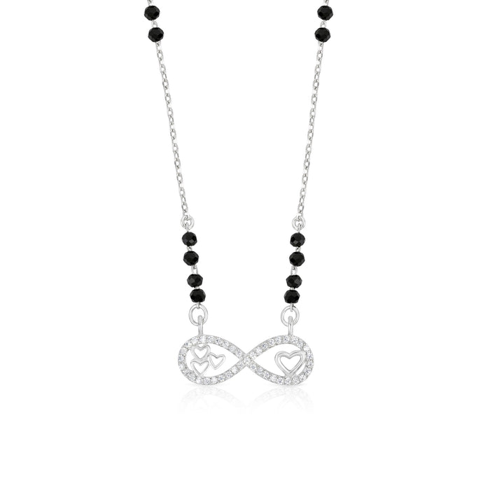Multi Heart Infinity CZ Mangalsutra
