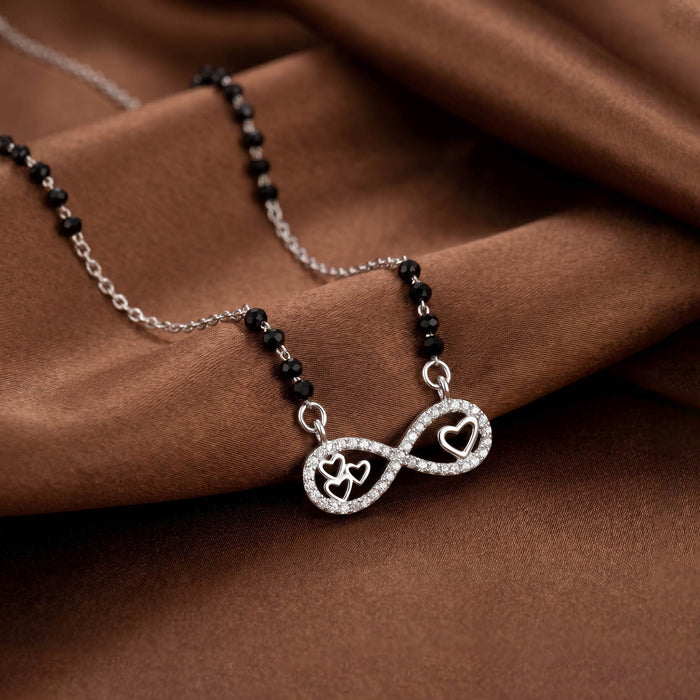 Multi Heart Infinity CZ Mangalsutra