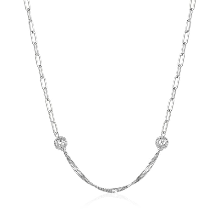 Multi-Strand Filigree Necklace