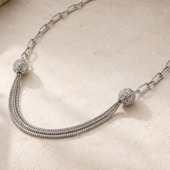 Multi-Strand Filigree Necklace