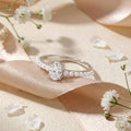 Oval Solitaire Pearl Ring