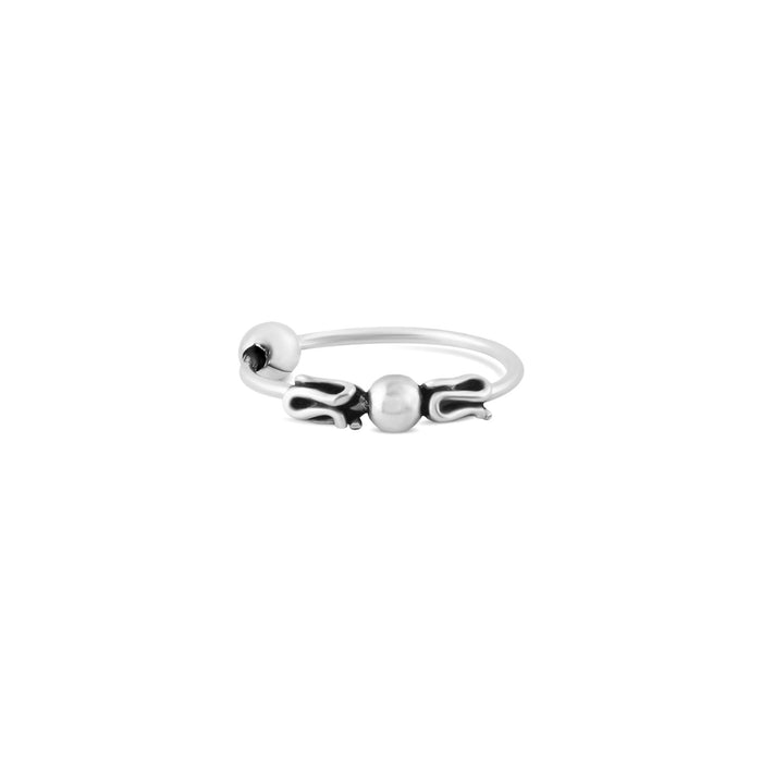 Oxidised motif Nose Ring