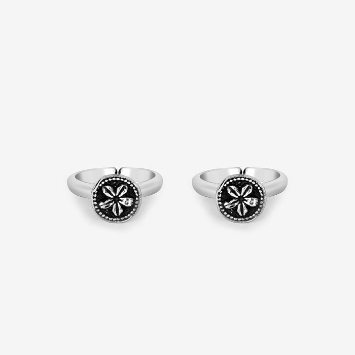 silver toe ring