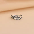 Oxidized Leaf Nose Ring