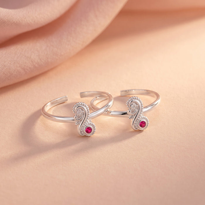 Paisley Swirl Toe Ring