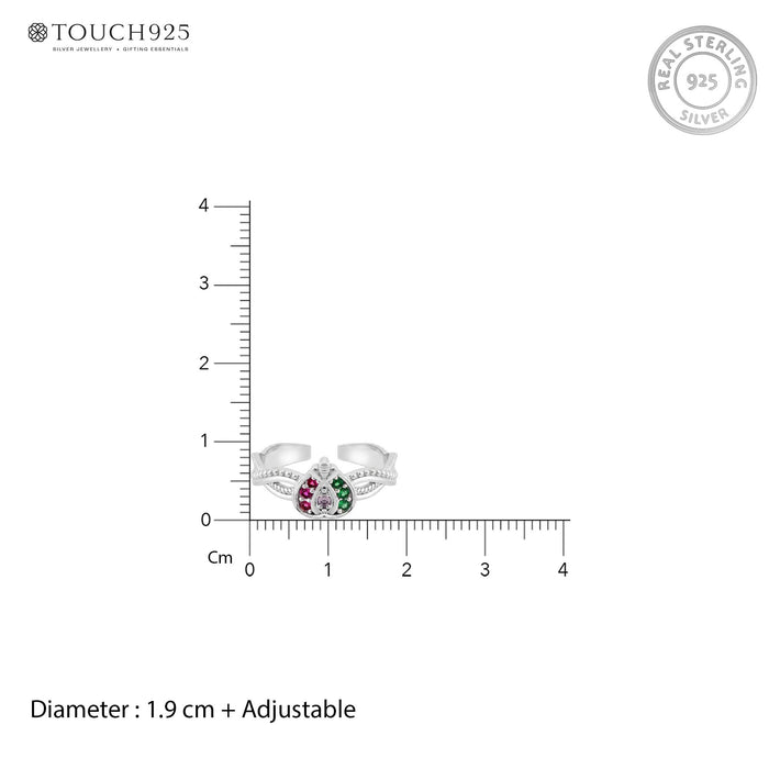 Paisley Twist Toe Ring