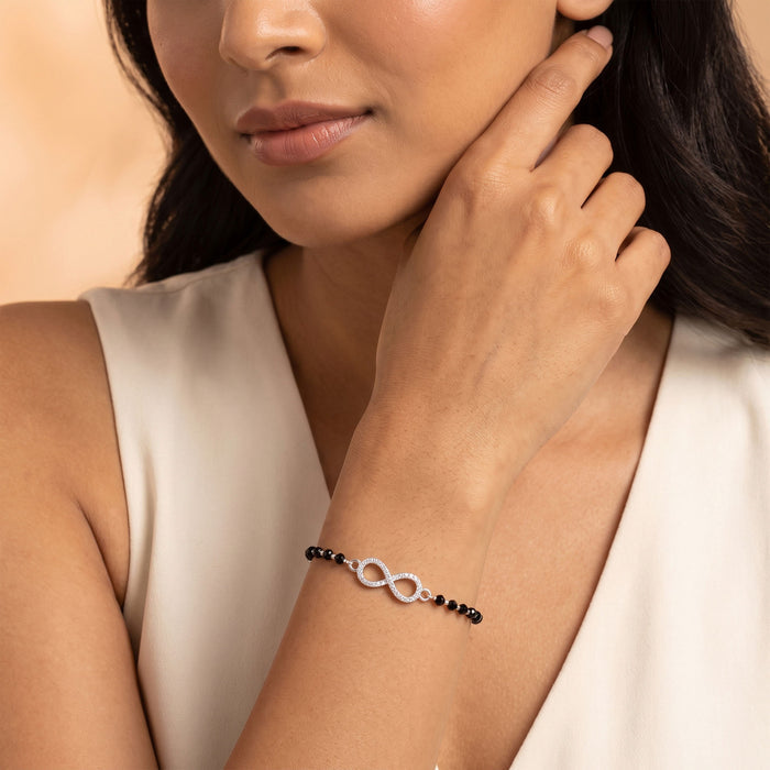 Pavé Infinity Bracelet