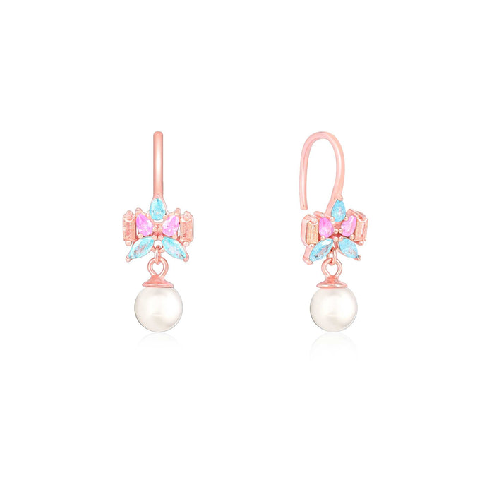 Pearl Drop Beads Earrings
