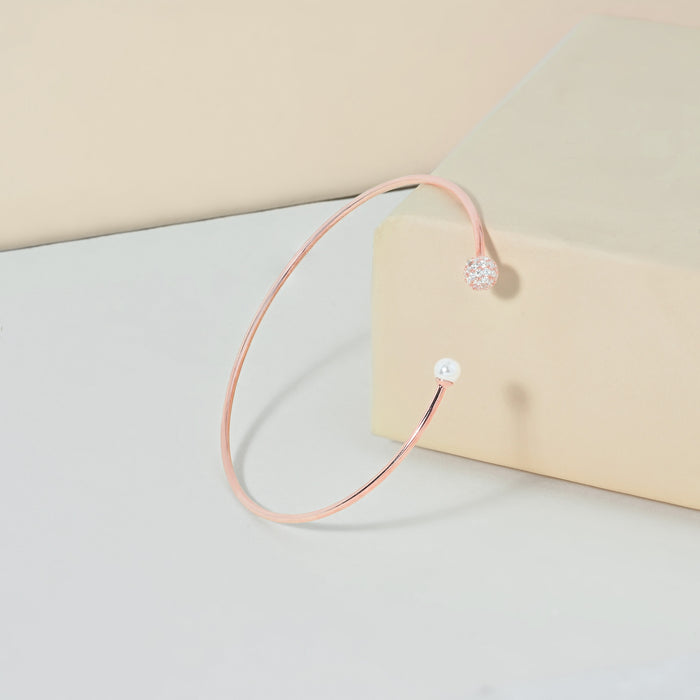 Pearl Orbit Silver Kada