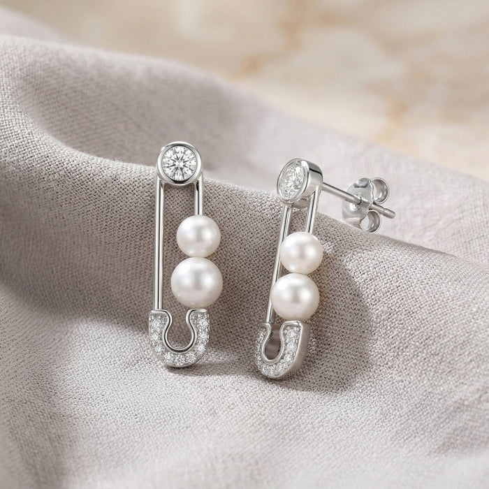Pearl Pin Silver Studs