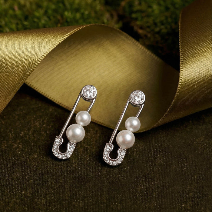Pearl Pin Silver Studs