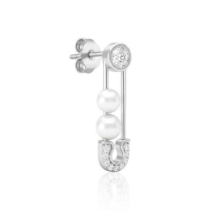 Pearl Pin Silver Studs