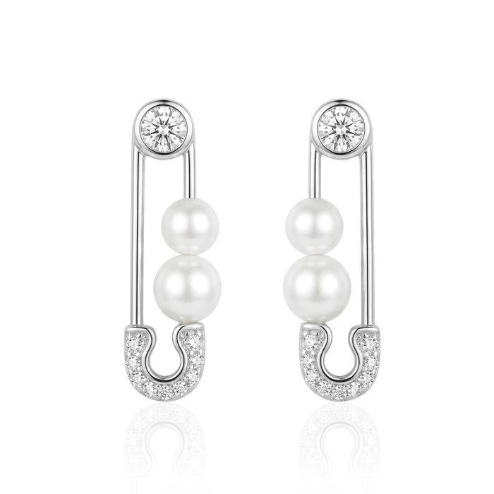 Pearl Pin Silver Studs