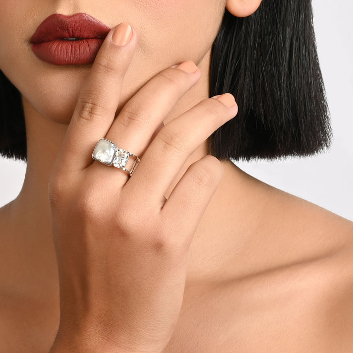 Pearl Prism Ring
