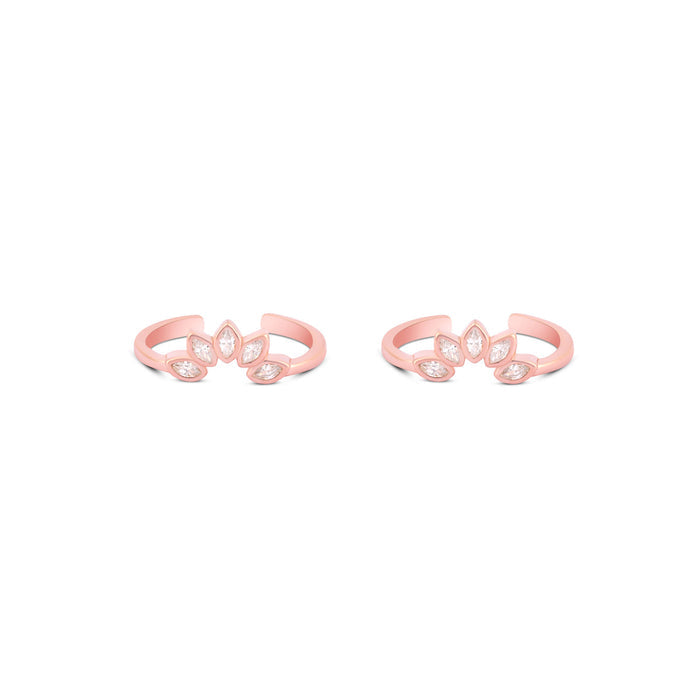 Petal Crest Toe Ring
