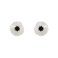 Poppy Field Stud Earrings (White) - Eratwilder Poppies (2017)