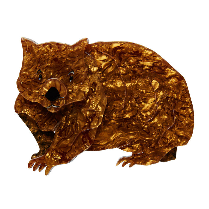 Pot-Belly Patrick Wombat Brooch | Erstwilder Austrialiana (2018)