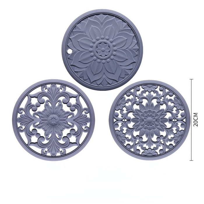 Gray (3 pieces) / 20cm