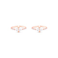 Prism Silver Toe Ring