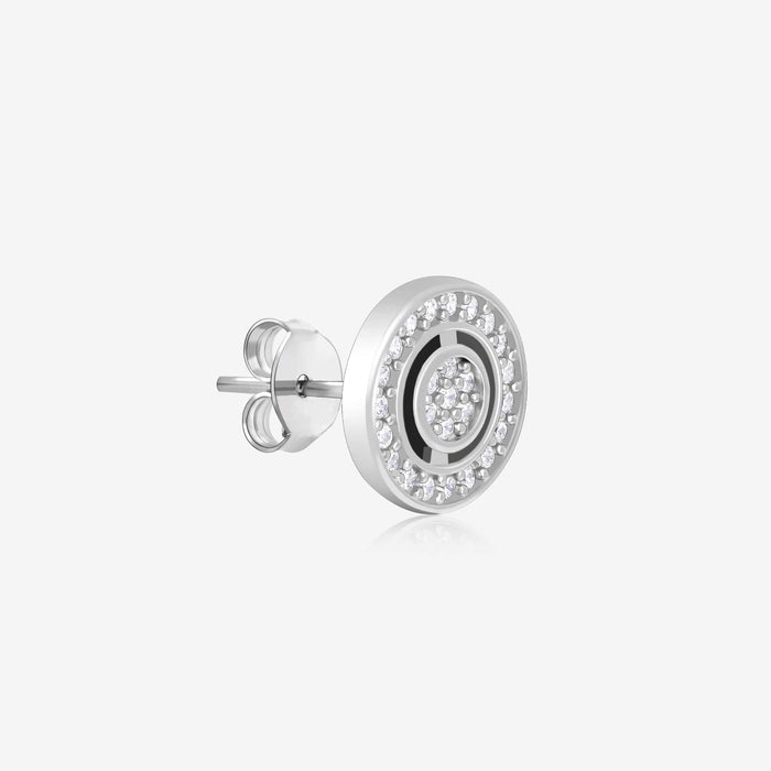Radiant Circle CZ Statement Necklace Set